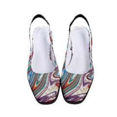 Abstract Background Ornamental Women s Classic Slingback Heels by Vaneshop