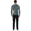 Dog Paw Colorful Fabrics Digitally Men s Long Sleeve Rash Guard View2