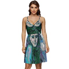 Alphonse Woman V-neck Pocket Summer Dress  by MRNStudios
