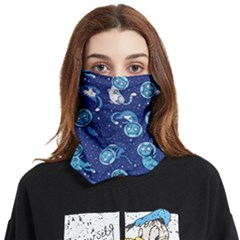 Cat Spacesuit Space Suit Astronaut Pattern Face Covering Bandana (two Sides) by Wav3s