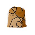Mazipoodles In The Frame - Brown Drawstring Pouch (Large) View2