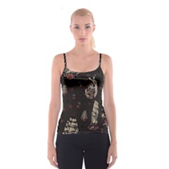 Vintage Tattoos Nautical Spaghetti Strap Top by Vaneshop