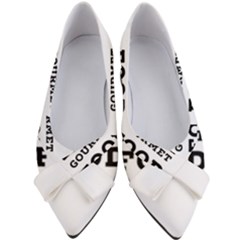 I Love Gourmet Food Women s Bow Heels by ilovewhateva