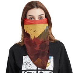 Japan Art Illustration Face Covering Bandana (triangle) by Grandong