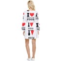 I love Mexican food Tiered Long Sleeve Mini Dress View2