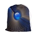Abstract Background Pattern Drawstring Pouch (2XL) View1