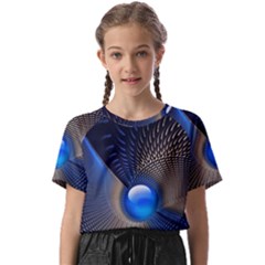 Abstract Background Pattern Kids  Basic Tee by Cowasu