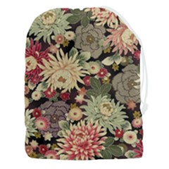 Japanese Flower Art Drawstring Pouch (3xl) by Cowasu
