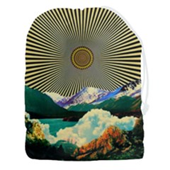 Surreal Art Psychadelic Mountain Drawstring Pouch (3xl) by Cowasu