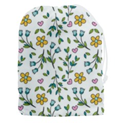 Flower Floral Pattern Drawstring Pouch (3xl) by Bangk1t