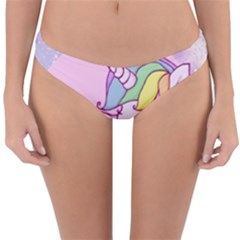 Unicorn Stitch Reversible Hipster Bikini Bottoms by Bangk1t
