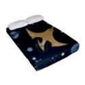 Space Theme Art Pattern Design Wallpaper Fitted Sheet (Full/ Double Size) View2