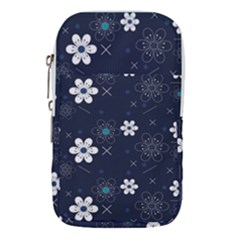 Flowers Pattern Pattern Flower Texture Waist Pouch (large) by Ndabl3x