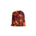 Leaves Fall Autumn Season Orange Drawstring Pouch (XS) View1
