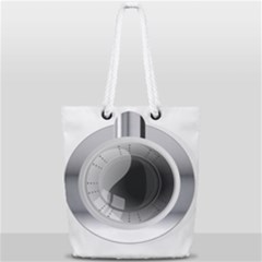 Washing Machines Home Electronic Full Print Rope Handle Tote (small) by Cowasu