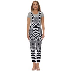 Spider Web Hypnotic Women s Pinafore Overalls Jumpsuit by Amaryn4rt