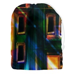 Architecture City Homes Window Drawstring Pouch (3xl) by Amaryn4rt