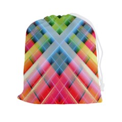 Graphics Colorful Colors Wallpaper Graphic Design Drawstring Pouch (2xl) by Amaryn4rt
