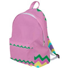 Easter Chevron Pattern Stripes The Plain Backpack by Amaryn4rt
