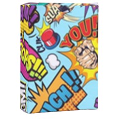 Comic Elements Colorful Seamless Pattern Playing Cards Single Design (rectangle) With Custom Box by Amaryn4rt