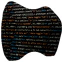 Close Up Code Coding Computer Velour Head Support Cushion View3