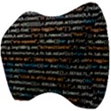 Close Up Code Coding Computer Velour Head Support Cushion View4