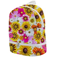Flowers Blossom Bloom Nature Plant Zip Bottom Backpack by Amaryn4rt