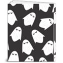 Ghost Halloween Pattern 8  x 10  Softcover Notebook View2