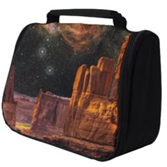 Geology Sand Stone Canyon Full Print Travel Pouch (big) by Simbadda