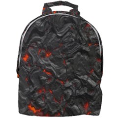 Volcanic Lava Background Effect Mini Full Print Backpack by Simbadda