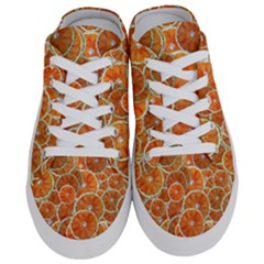 Oranges Background Texture Pattern Half Slippers by Simbadda