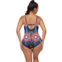 Mandala Pattern Kaleidoscope Retro Full Coverage Swimsuit View4