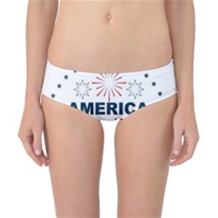 Independence Day Usa Classic Bikini Bottoms by Ravend