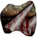 Independence Day Background Abstract Grunge American Flag Velour Head Support Cushion View4