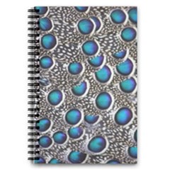 Peacock Pattern Close Up Plumage 5 5  X 8 5  Notebook by Celenk