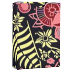 Flower Leaves Floral Flora Nature Playing Cards Single Design (rectangle) With Custom Box by Vaneshop