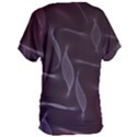 Curve Wave Line Texture Element Women s Oversized Tee View2