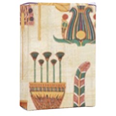 Egyptian Paper Papyrus Hieroglyphs Playing Cards Single Design (rectangle) With Custom Box by Vaneshop