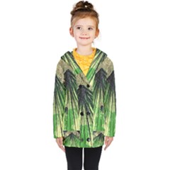 Acrylic Abstract Art Design  Kids  Double Breasted Button Coat by Rbudhiya