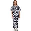 Animal Cute Pattern Art Zebra Kids  Tee and Pants Sports Set View1
