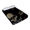 Grunge Seamless Pattern With Skulls Fitted Sheet (Full/ Double Size) View2