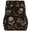 Grunge Seamless Pattern With Skulls Car Seat Back Cushion  View2