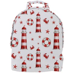 Nautical-seamless-pattern Mini Full Print Backpack by uniart180623