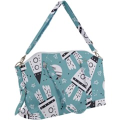 Cute-seamless-pattern-with-rocket-planets-stars Canvas Crossbody Bag by uniart180623
