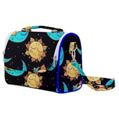 Seamless-pattern-with-sun-moon-children Satchel Shoulder Bag by uniart180623