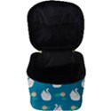 Elegant-swan-pattern-with-water-lily-flowers Make Up Travel Bag (Big) View3
