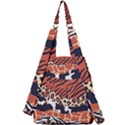 Mixed-animal-skin-print-safari-textures-mix-leopard-zebra-tiger-skins-patterns-luxury-animals-textur Center Zip Backpack View2