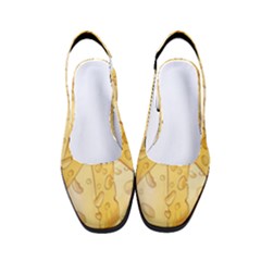 Cheese-slices-seamless-pattern-cartoon-style Women s Classic Slingback Heels by uniart180623