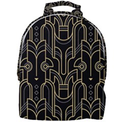 Art-deco-geometric-abstract-pattern-vector Mini Full Print Backpack by uniart180623