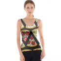 Vector-seamless-pattern-with-italian-pizza-top-view Women s Basic Tank Top View1